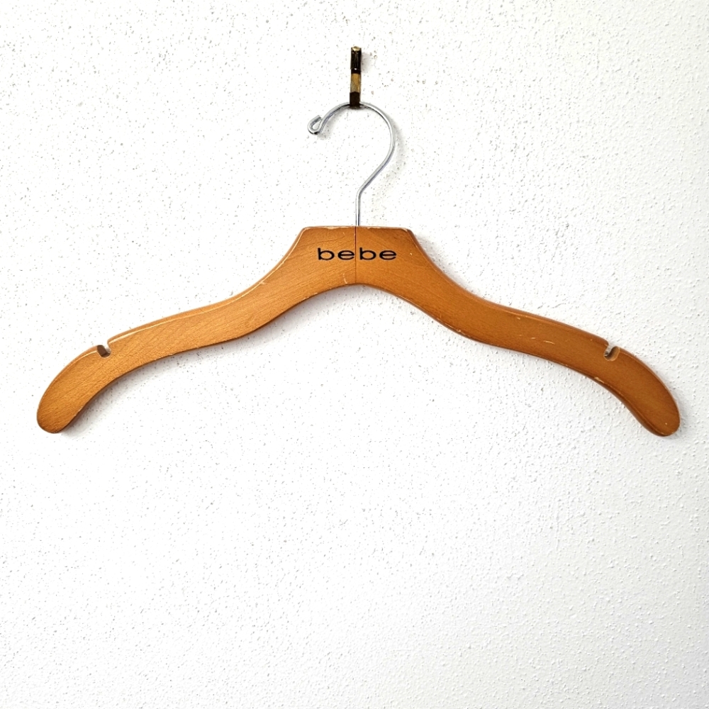 bebe Wooden Coat/Jacket Hanger